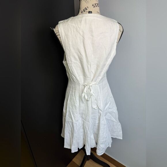 J.Crew Linen mini dress NWOT Size 10 - Picture 6 of 11